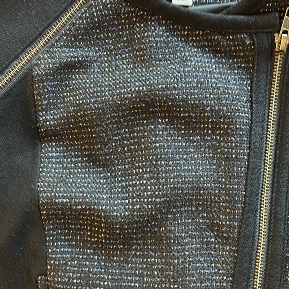 Halogen Black Cropped Jacket Medium - image 5